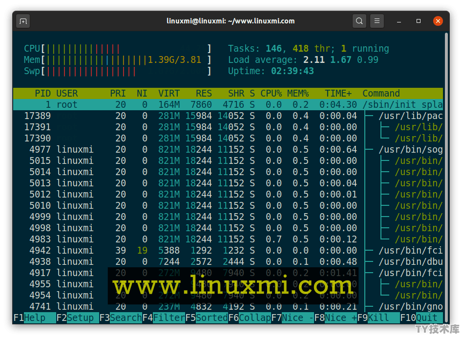 linux系统怎么查看应用流量使用情况
